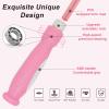 Agicogeo Jump Ropes Cordless & Corded, Bod Ropes Beachbody MBF, Weighted Ropeless Jump Rope, Best for Fitness (Pink with Rope) view 2