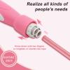 Agicogeo Jump Ropes Cordless & Corded, Bod Ropes Beachbody MBF, Weighted Ropeless Jump Rope, Best for Fitness (Pink with Rope) view 3