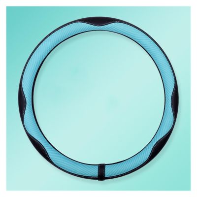 FUERU Car Steering Wheel Cover Set Car Steering Wheel Cover Cool Ice Silk Elegant and Good with Car Interior Decorations (Color : 2#)