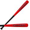 33" -C243- Cupped Barrel Pro Maple Wooden Baseball Bat/Barrel Dia: 2-1/2" - Weight: 30 Oz Maple Baseball Bat for Adult-Youth-Professional Players & Leagues in Black & Red by Player Sports Goods LLC view 1