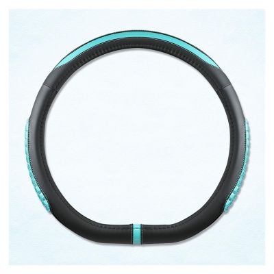FUERU Car Steering Wheel Cover Set Car Steering Wheel Cover D Type Comfortable Jelly Silicone Soft Skin-Friendly Car Interior (Color : 1#)