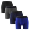 Aizscvu men's underwear, stretchy and comfortable boxer briefs, 4-pack view 1