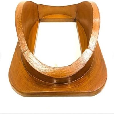 18" Divers Helmet Rosewood Wooden Base Mark V U.S. Navy Diving Helmet Base - Wood