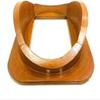 18" Divers Helmet Rosewood Wooden Base Mark V U.S. Navy Diving Helmet Base - Wood view 1