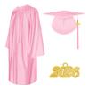 Herrenbek Shiny Graduation Cap and Gown 2026 Tassel Adult Set for High School and Bachelor view 1
