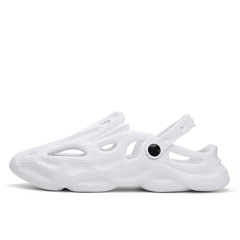 Men's anti-skid sandals, beach slippers (White, US, adult, men, numeric_8, numeric, us_footwear_size_system, medium)