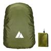 sheelokhwui Waterproof Backpack Rain Cover, Heavy-Duty Nylon Pack Cover with Upgraded Double Adjustable Closure System and a Carry Pouch for Hiking, Cycling, Camping, Outdoor (Army Green, XL, 65-90L) view 1