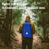 sheelokhwui Waterproof Backpack Rain Cover, Heavy-Duty Nylon Pack Cover with Upgraded Double Adjustable Closure System and a Carry Pouch for Hiking, Cycling, Camping, Outdoor (Dark Blue, M, 25-45L) view 2