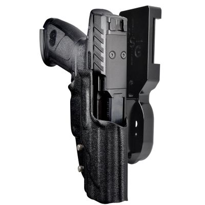 Pro Heavy Duty Competition Holster fits Beretta APX A1 Full Size (Right-Hand Draw, Black/Black)