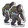 (2 Pack) Bigfoot Stickers - Forest Cool Big Foot Stickers - 5" On Longest Side - for Car, Truck, SUV - Easy Peel and Stick Vinyl Decals - Made in USA - BMCS0120 view 1