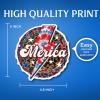 (2 Pack) Merica Stickers - Red White and Blue with Cheetah Print - 5" On Longest Side - for Car, Truck, SUV - Easy Peel and Stick Vinyl Decals - Made in USA - BMCS0116 view 2