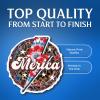 (2 Pack) Merica Stickers - Red White and Blue with Cheetah Print - 5" On Longest Side - for Car, Truck, SUV - Easy Peel and Stick Vinyl Decals - Made in USA - BMCS0116 view 3