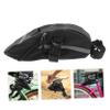 SAFIGLE 2pcs Cycling Storage Bag Reflective Bike Saddle Seat Tail Pouch for Essential Gear Quick Release Design for All Saddle Types Lightweight Expandable Storage for Outdoor Riding view 2