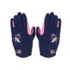 Little Rider Childrens/Kids Fleece Riding Gloves (M) (Navy/Pink) view 3