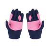 Little Rider Childrens/Kids Fleece Riding Gloves (M) (Navy/Pink) view 4