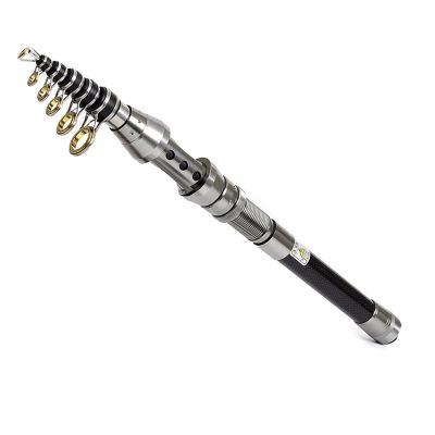 Fishing Poles Ultra Light Spinning Fishing Rod 1.5M-2.4M Boat/Raft Rod Power Lure Spining Rock Travel Pole Superhard Telescopic Fishing Rod (Size : 1.8m)