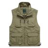 CJQJPNZ Casual Photographer Work Vest with Multi-Pocket Design for Men 7882 Black XS view 4