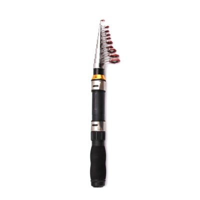 Fishing Poles Fishing Rod Rivers Carbon Fiber Telescopic Fishing Rod Super Hard Mini Fishing Rod 1m-2.1m FRP Ultralight Spinning Rod Telescopic Fishing Rod (Color : 1.2m)