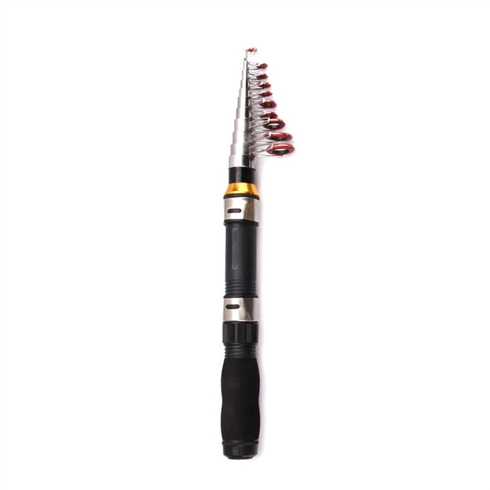 Fishing Poles Fishing Rod Rivers Carbon Fiber Telescopic Fishing Rod Super Hard Mini Fishing Rod 1m-2.1m FRP Ultralight Spinning Rod Telescopic Fishing Rod (Color : 1.2m)