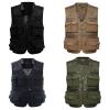 CJQJPNZ Quick-Dry Outdoor Vest for Men, Breathable and Portable Black L view 2