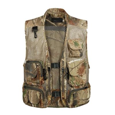 CJQJPNZ Lightweight Mesh Hunting Vest for Fishing and Outdoor Activities desert XL