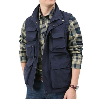 CJQJPNZ Summer Tactical Fishing Vest for Men, Quick-Dry and Breathable zangqingjin 3XL