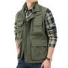 CJQJPNZ Summer Tactical Fishing Vest for Men, Quick-Dry and Breathable junlihei M view 1