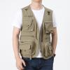 CJQJPNZ Quick-Dry Hiking Vest with Multi-Pockets, Perfect for Photography Dark Blue 3XL view 2