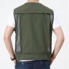 CJQJPNZ Quick-Dry Hiking Vest with Multi-Pockets, Perfect for Photography Dark Blue 3XL view 4