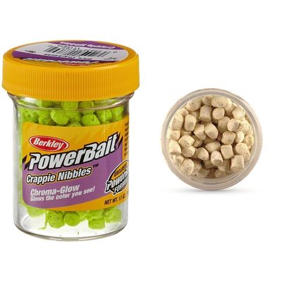 Berkley PowerBait Chroma-Glow Crappie Nibbles Fishing Dough Baits