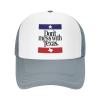 Dont Mess with Texas Trucker hat Mesh Baseball Cap Women Sun Hat Cowboy hat Men Hat Dad Hat Gray view 2