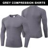 SPVISE 3 Pack Men's Compression Shirt Long Sleeve Sports Rash Guard Active Workout Gym Shirts Cool Dry Athletic Undershirts view 3