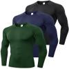 SPVISE Long Sleeve Compression Shirts for Men Athletic Workout Tee Shirt Gym Undershirt Sports Baselayer Tight Shirts Cooling view 1