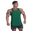 Jed North Men's Quick Dry Microfiber Bodybuilding Stringer Tank Top Weight-Training Y-Back Racerback,Green,XXX-Large view 1