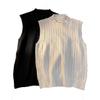 Dvbfufv Men O-Neck Hollow Out All-Match Knitting Retro Fashion Sweater Vest Black Asian Size L view 2