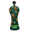 Barudan Golf Groundhog Golf Rotatable # 3 5 7 Wood Head Cover - PU Leather 3 Wood Head Cover Funny Golf Headcover for Men Fits for All Brand Fairway Woods view 1