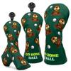 Barudan Golf Groundhog Golf Rotatable # 3 5 7 Wood Head Cover - PU Leather 3 Wood Head Cover Funny Golf Headcover for Men Fits for All Brand Fairway Woods view 2