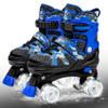 Adjustable Roller Skates for Boy & Youth, Kids Roller Skates with All Light up Wheels for Indoor Outdoor Sports