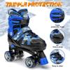Adjustable Roller Skates for Boy & Youth, Kids Roller Skates with All Light up Wheels for Indoor Outdoor Sports view 3