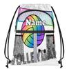 Herdesigns Volleyball Custom Drawstring Backpack Sport Ball Personalized Dance Bags Lightweight Backpacks for Men Women Birthday Gifts Mini Gym Sports Beach Swim Travel Drawstring Bag view 1