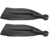 Aatraay Lightweight Kayak Paddle Attachment 38158 Pair Kayak Canoe Paddle Blade Leaf Oar Replacement Accessories Black view 4