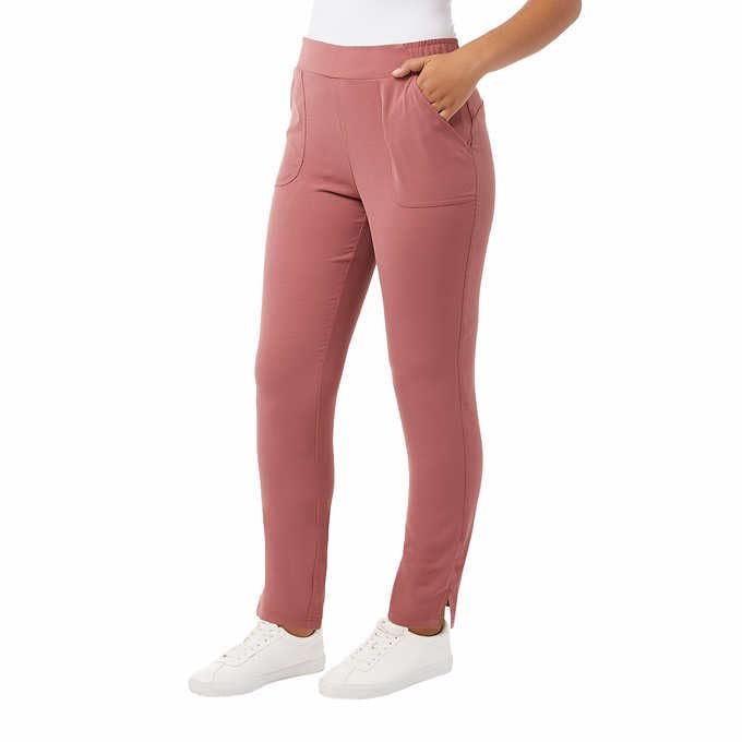 32 Degrees Ladies' Lightweight Twill Pull on Pant Pink
