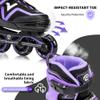 Ruthfot Adjustable Inline Skates for Boys and Girls, Light Up Skates for Ages 6-16 Kids Outdoor Illuminating Patines for Women and Men view 4
