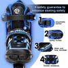Ruthfot Adjustable Inline Skates for Boys and Girls, Light Up Skates for Ages 6-14 Kids Outdoor Illuminating Patines for Women and Men view 2