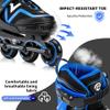Ruthfot Adjustable Inline Skates for Boys and Girls, Light Up Skates for Ages 6-12 Kids Outdoor Illuminating Patines for Women and Men view 4