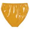 ACSUSS Mens Wet Look Patent Leather Briefs Underwear Clubwear Elastic Waistband Underpants Yellow Large view 4