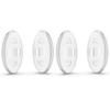 ToughAsNails 2 Pairs Clear Replacement Nose Pads Pieces for Oakley Overlord OX5067 view 2