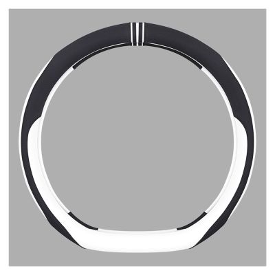 FUERU Car Steering Wheel Cover Set Car Steering Wheel Cover D Type Comfortable Leather Breathable Sweat-Absorbing Car Interior (Color : 6#)