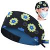 ABAMERICA Working Caps with Button and Sweatband, Adjustable Working Hats for Women Men, One Size (Tie Back or Toggle)