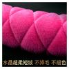 FUERU Car Steering Wheel Cover Set Car Steering Wheel Cover Winter Crystal Short Plush Comfortable and Durable Car Interior (Color : 3#) view 4